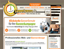 Tablet Screenshot of bannerexpress.de