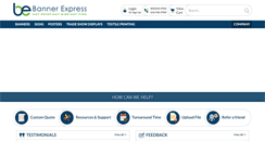 Desktop Screenshot of bannerexpress.net